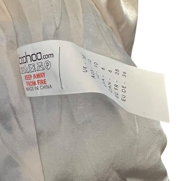 Boohoo Faux Fur Ombre Coat – Size 6 - Picture 4 of 7